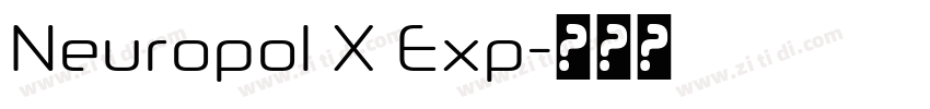 Neuropol X Exp字体转换